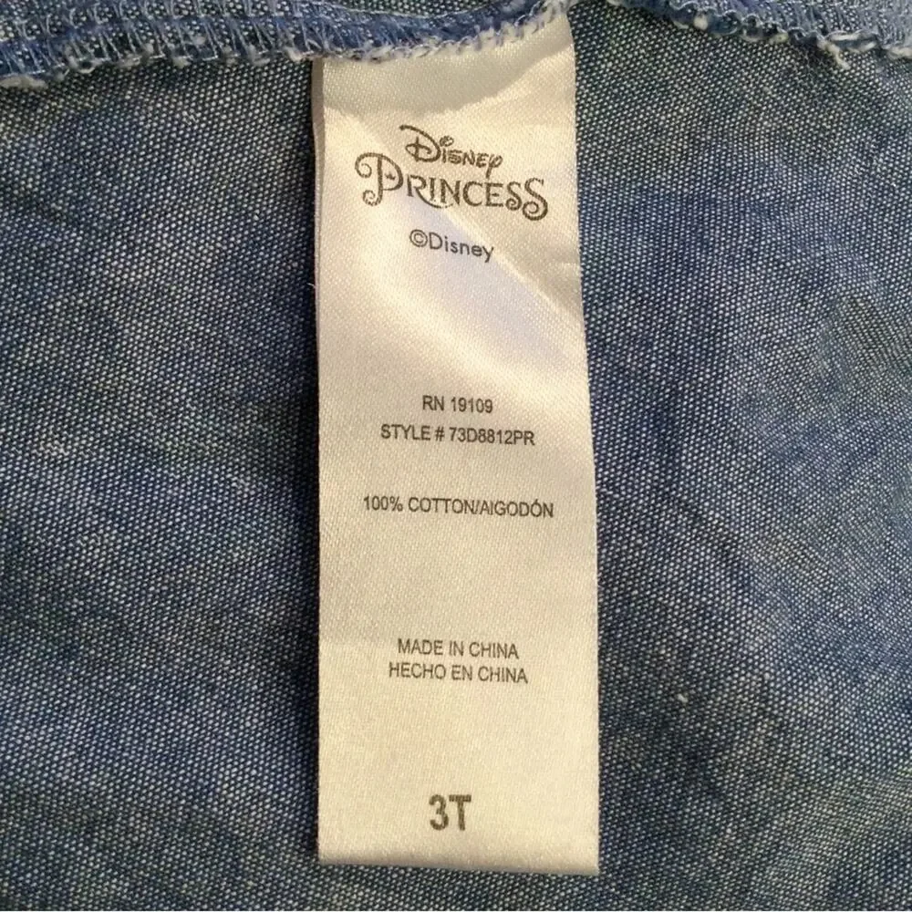 The Little Mermaid Denim Girl’s Dress 3T